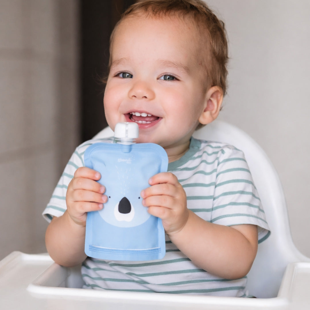 Reusable Baby Food Pouches - Pack of 10