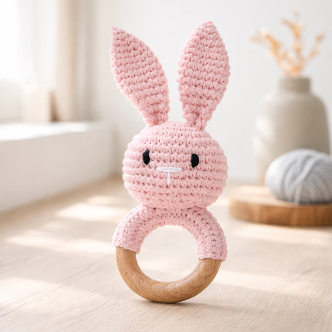 Animal Crochet Rattle Teether