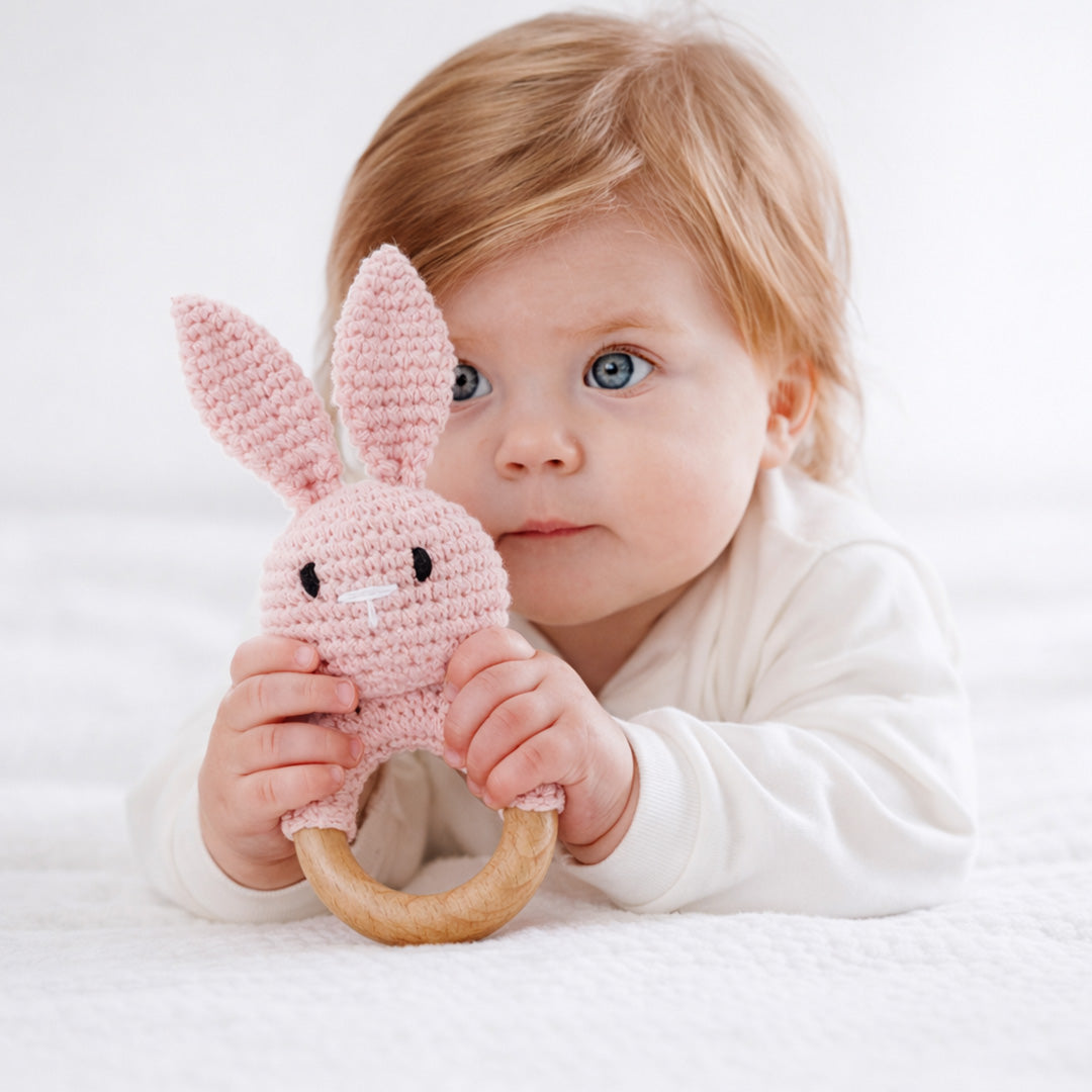 Animal Crochet Rattle Teether