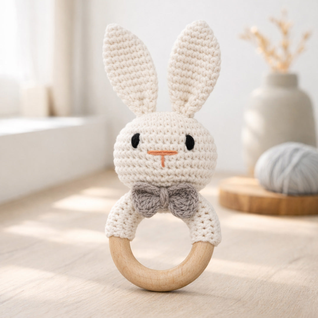 Animal Crochet Rattle Teether