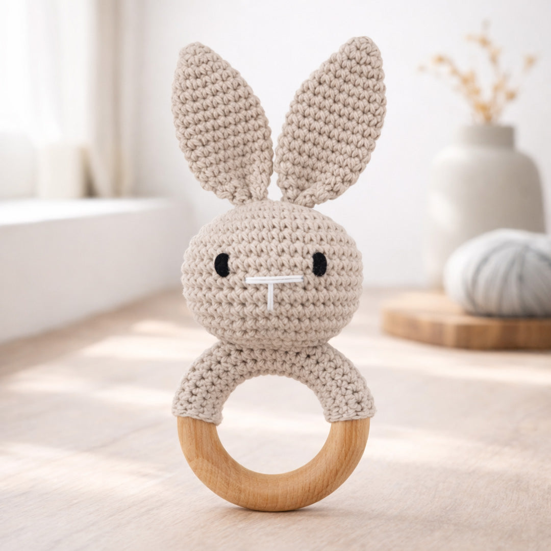 Animal Crochet Rattle Teether
