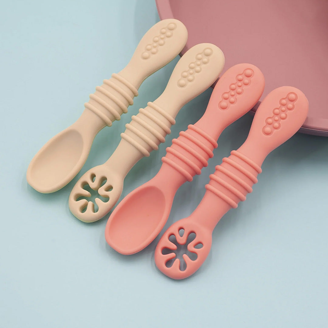 Easy Grip Baby Feeding Spoons