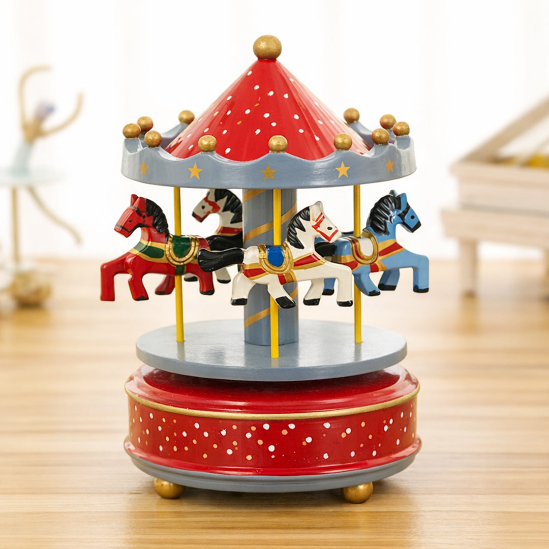 Classic Carousel Music Box