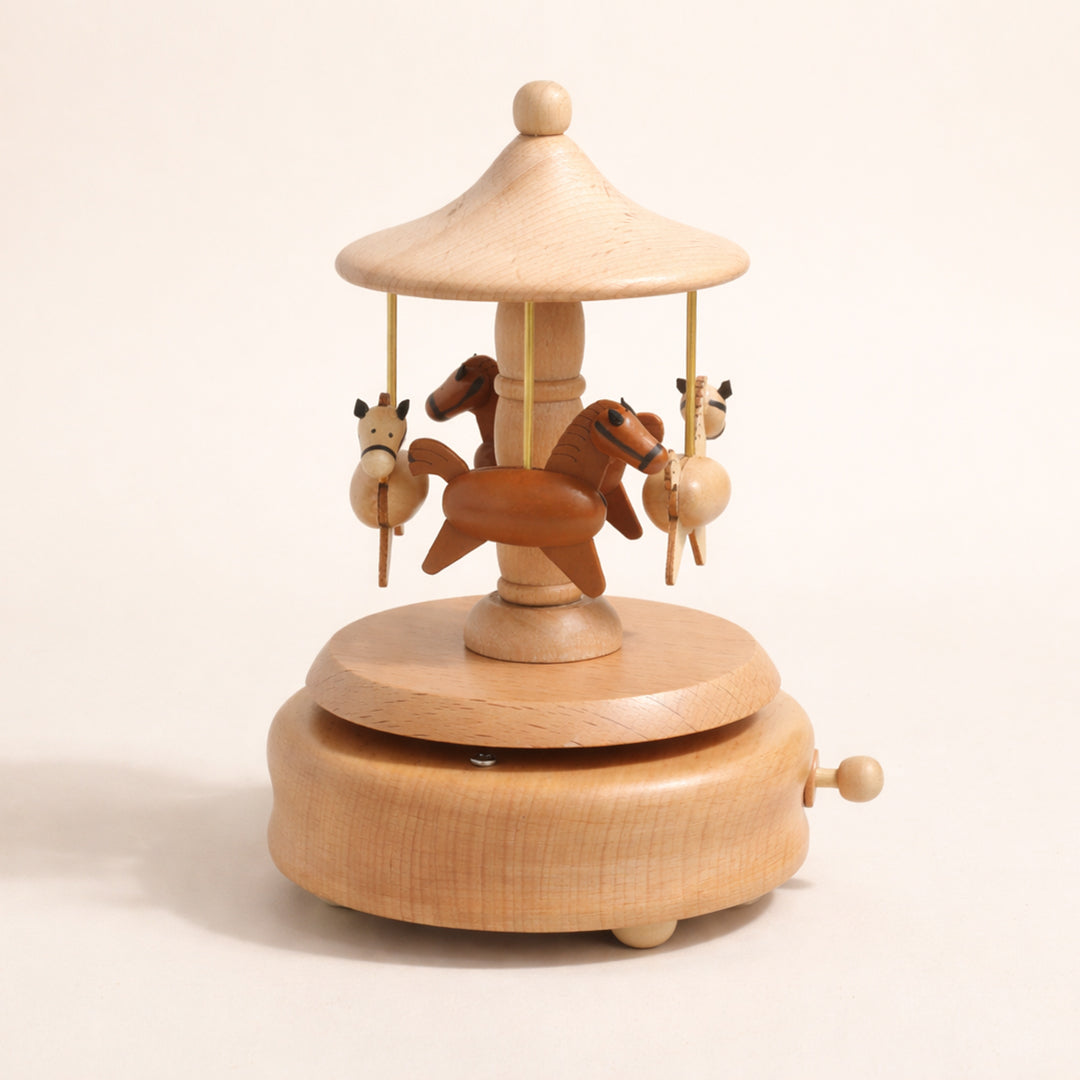 Vintage Charm Carousel Music Box