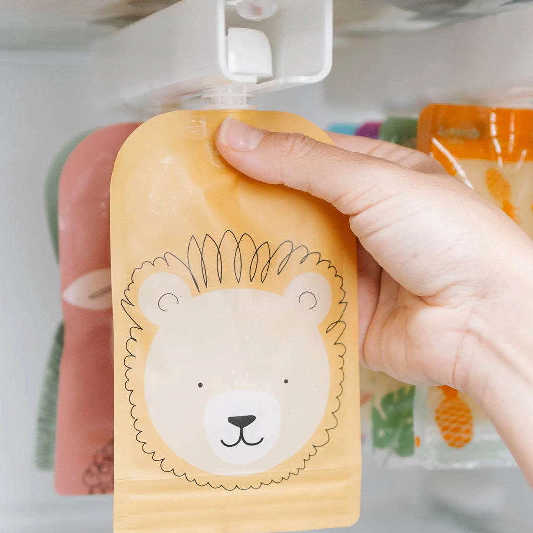 Reusable Baby Food Pouches - Pack of 10