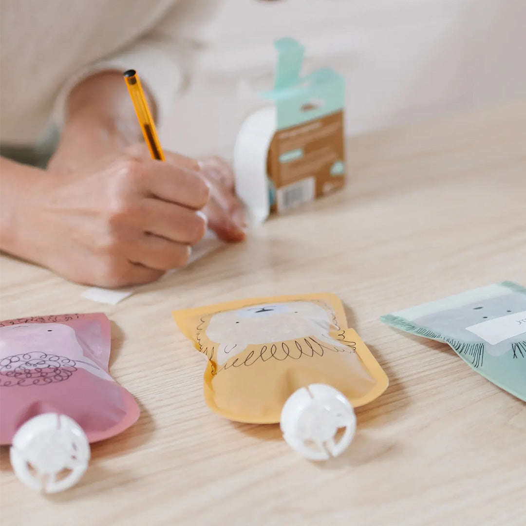 Reusable Baby Food Pouches - Pack of 10