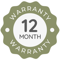 12-month warranty