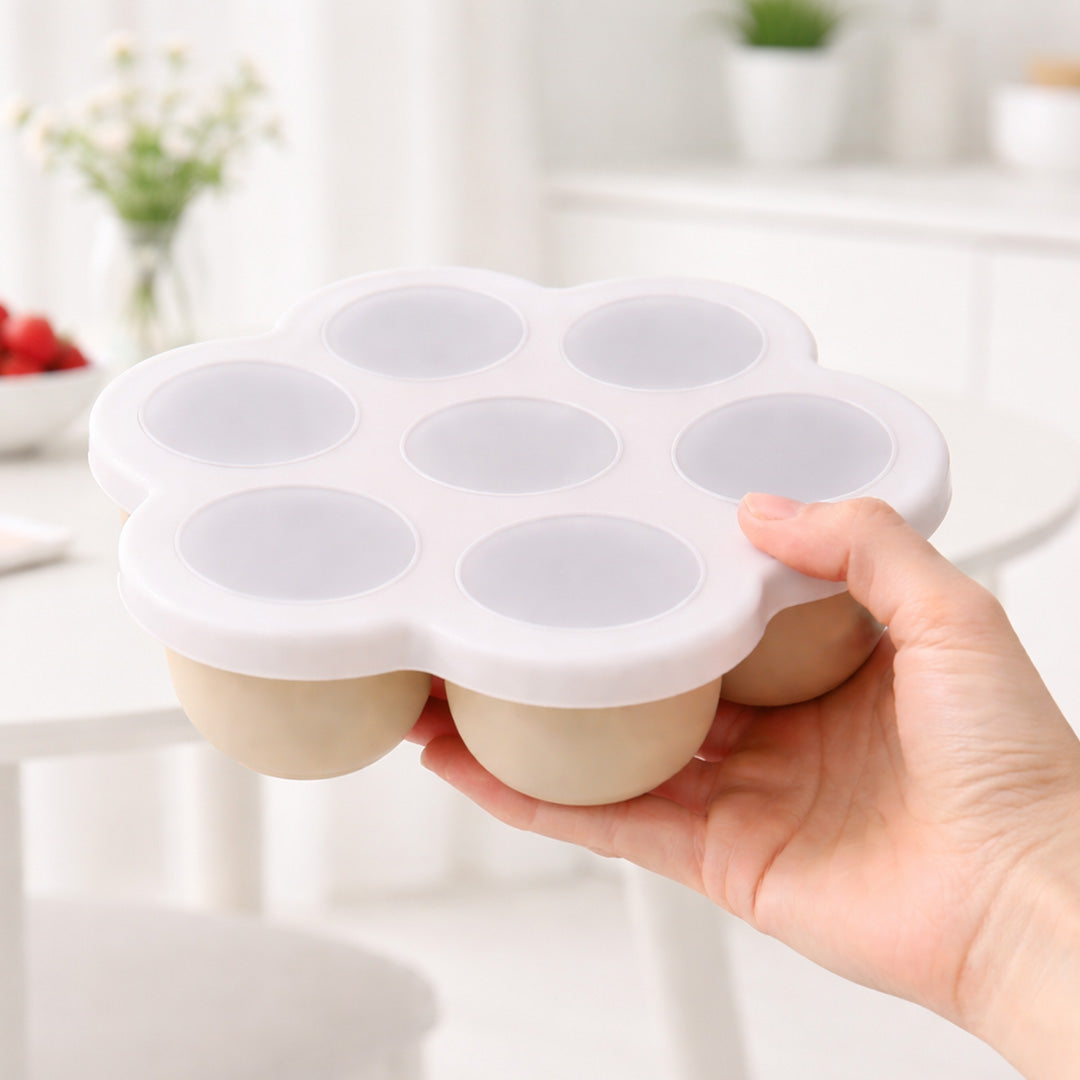 Silicone Baby Food Freezer Tray with Lids - Pack of 3