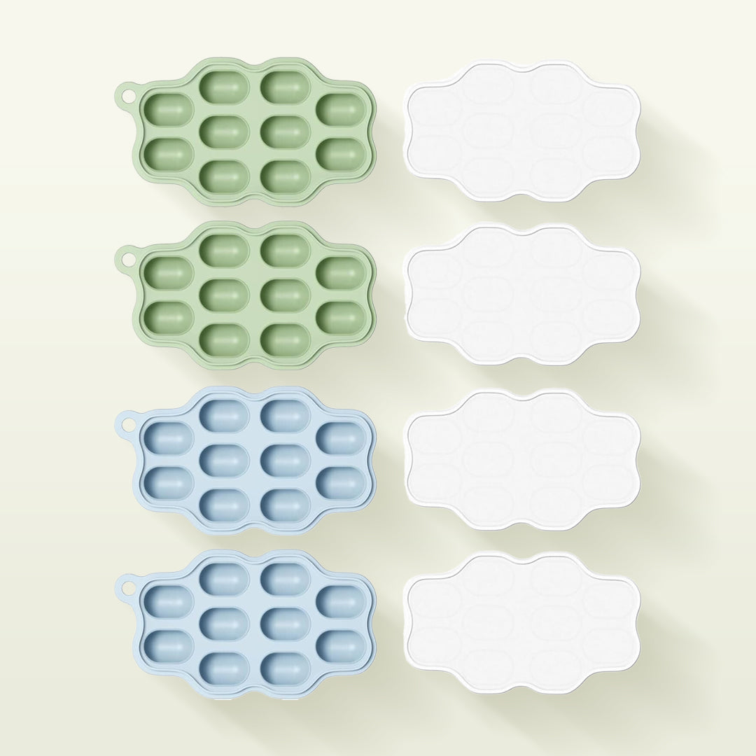 Silicone Baby Food Freezer Tray - Pack of 4