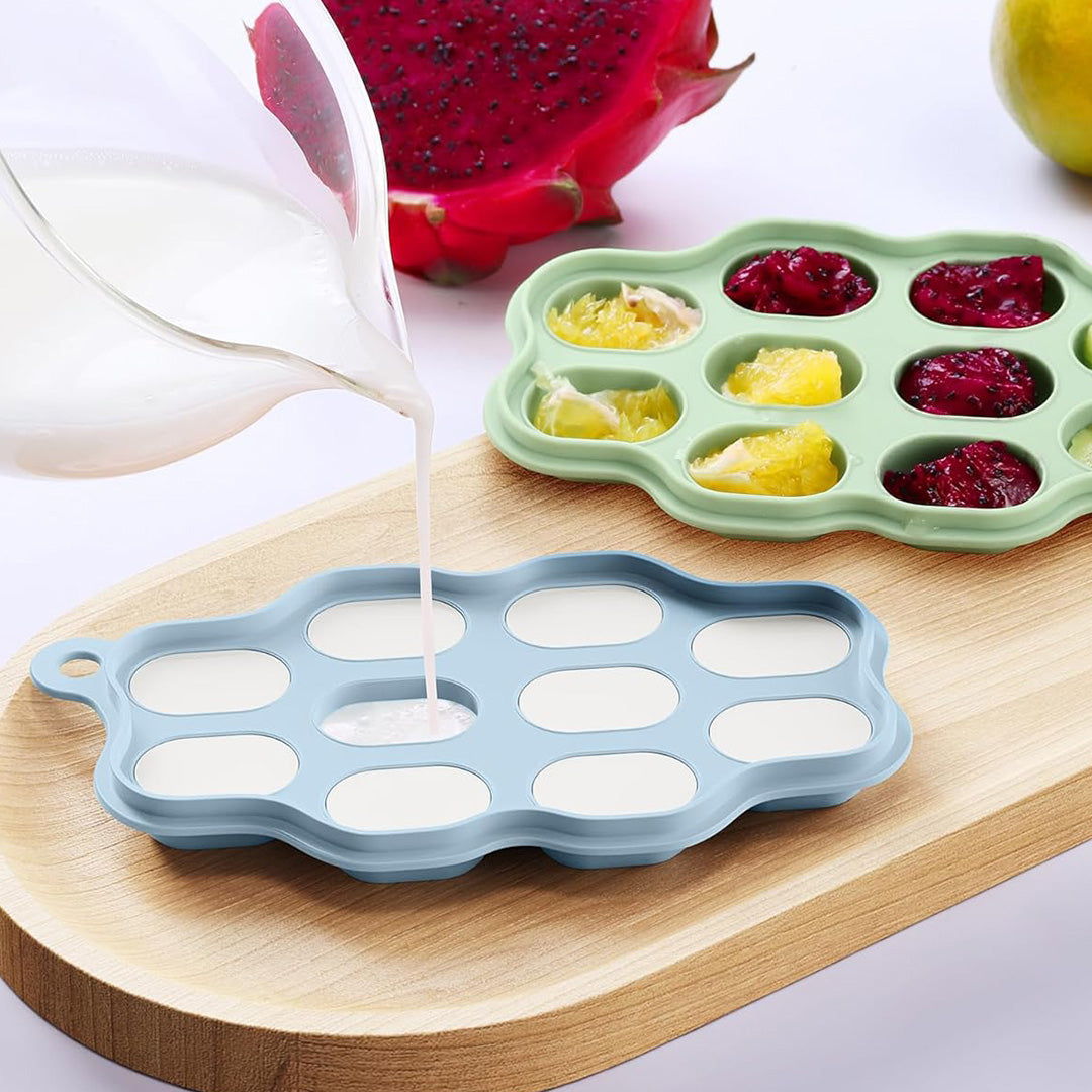 Silicone Baby Food Freezer Tray - Pack of 4