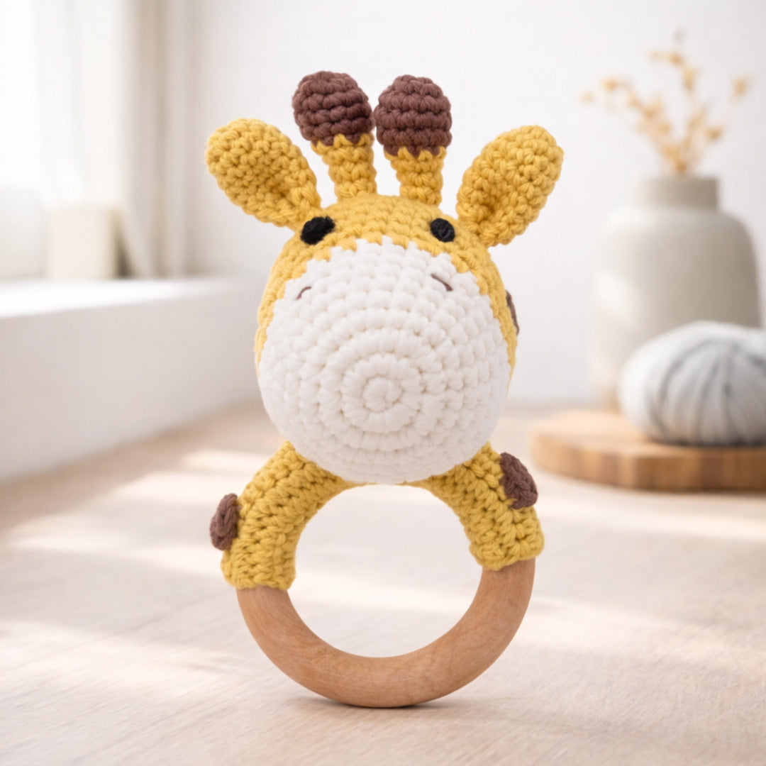 Animal Crochet Rattle Teether