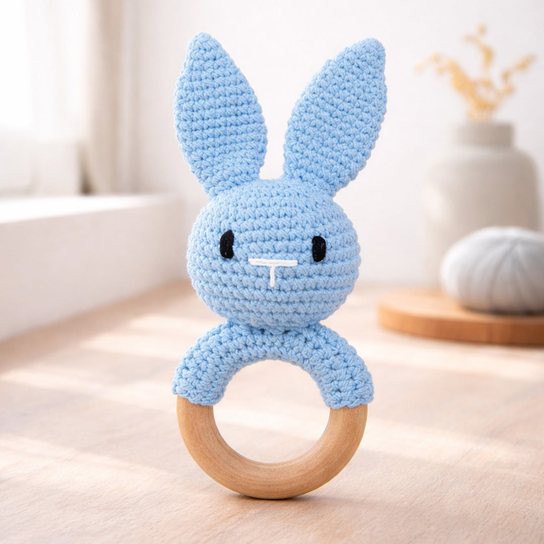 Animal Crochet Rattle Teether