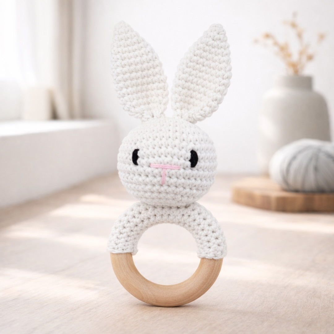 Animal Crochet Rattle Teether