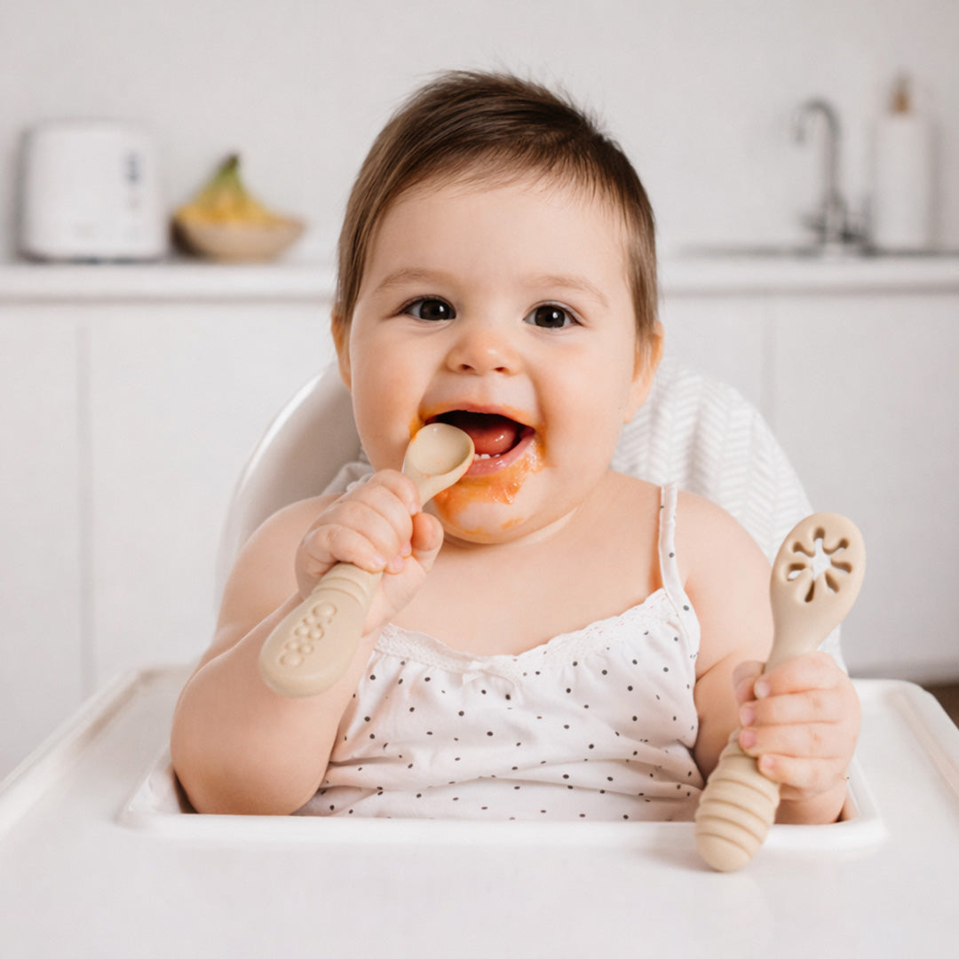 Easy Grip Baby Feeding Spoons