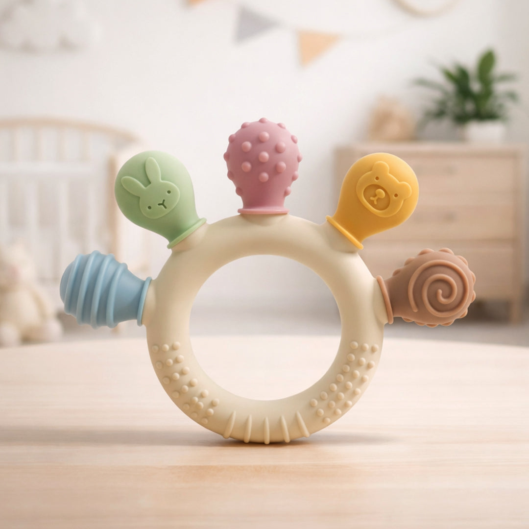 Silicone Ring Teether Toy