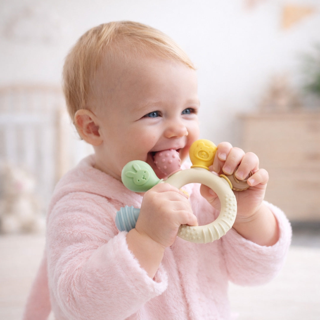 Silicone Ring Teether Toy