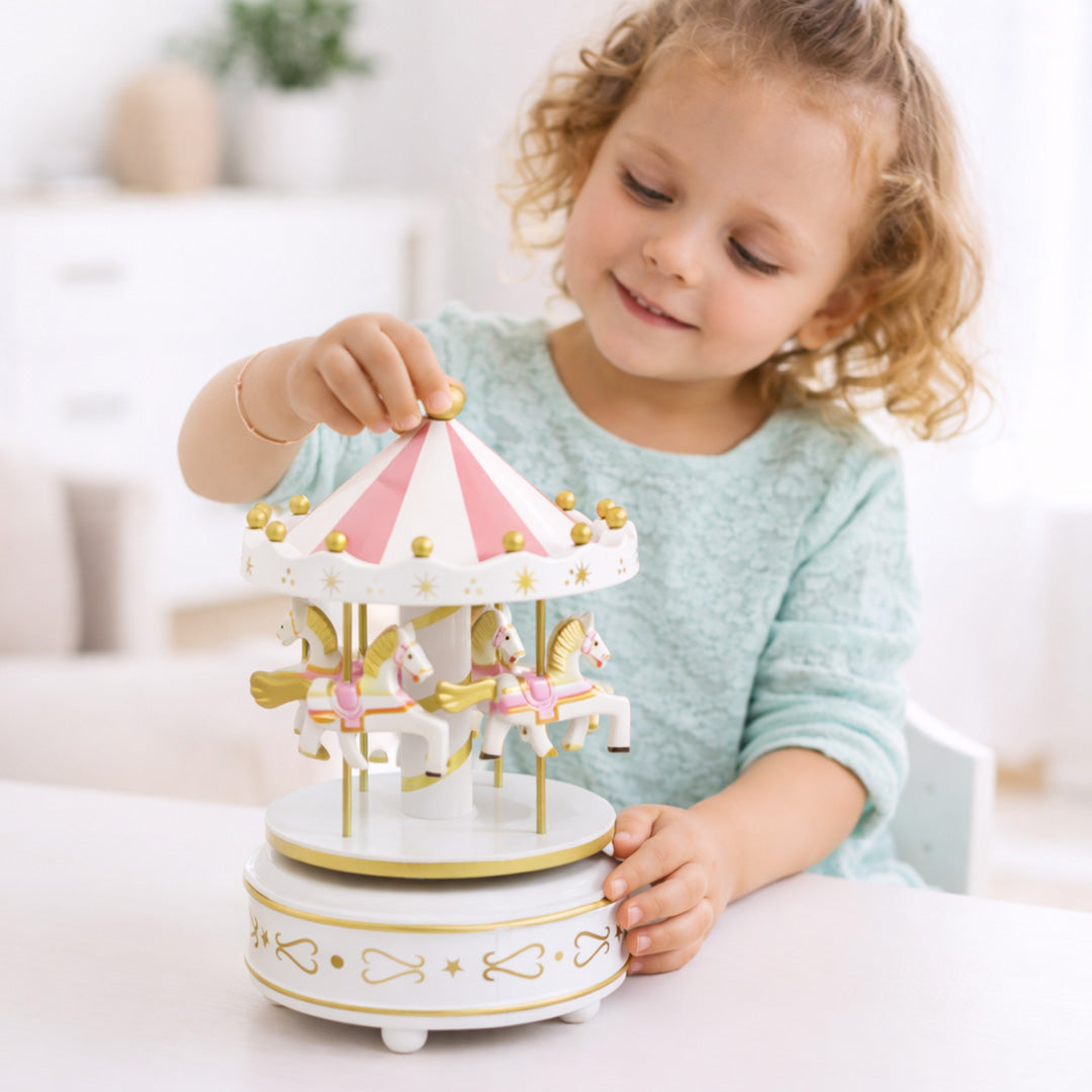 Classic Carousel Music Box