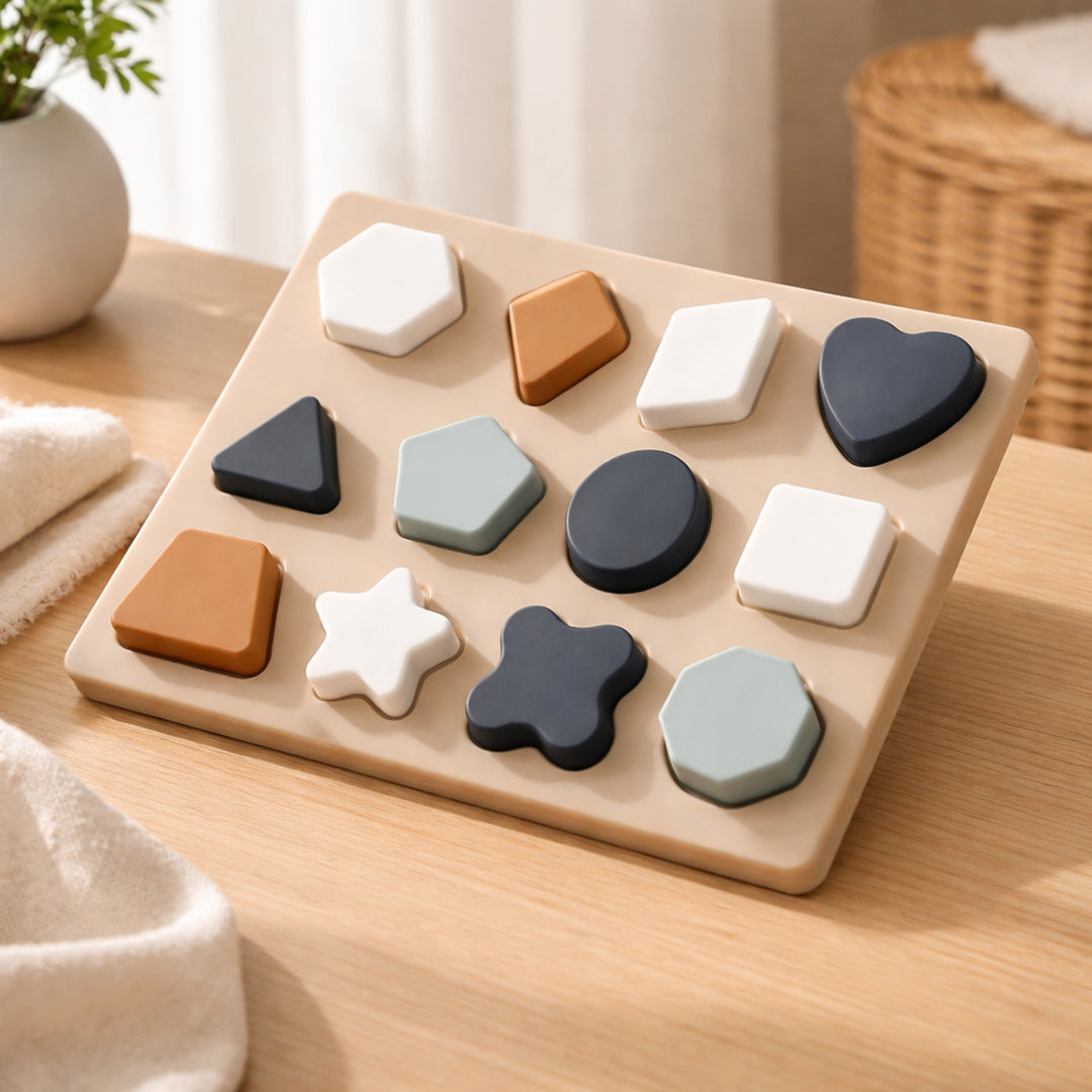 Silicone Shape Matching Puzzle Toy