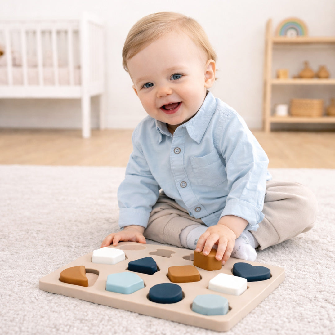 Silicone Shape Matching Puzzle Toy