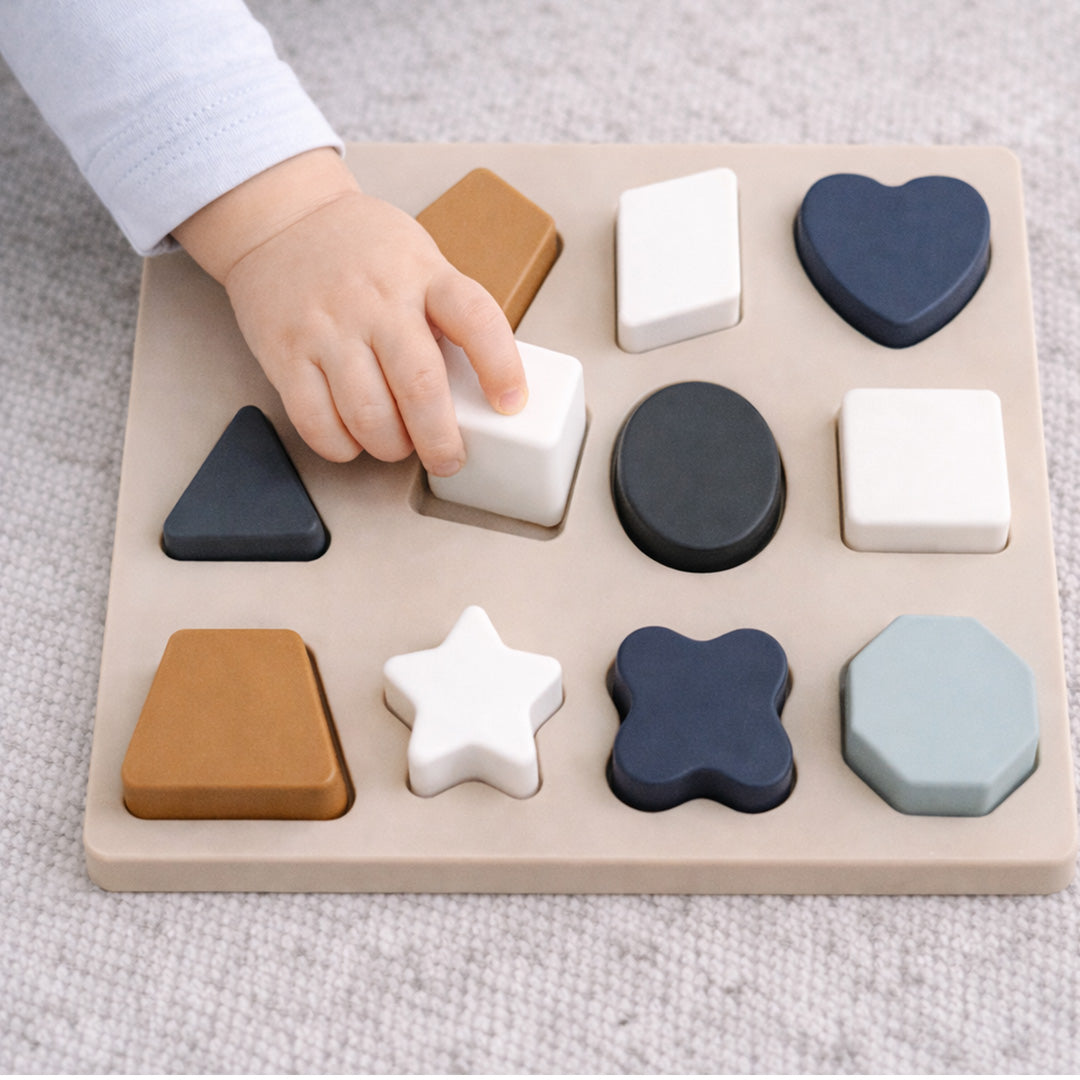 Silicone Shape Matching Puzzle Toy